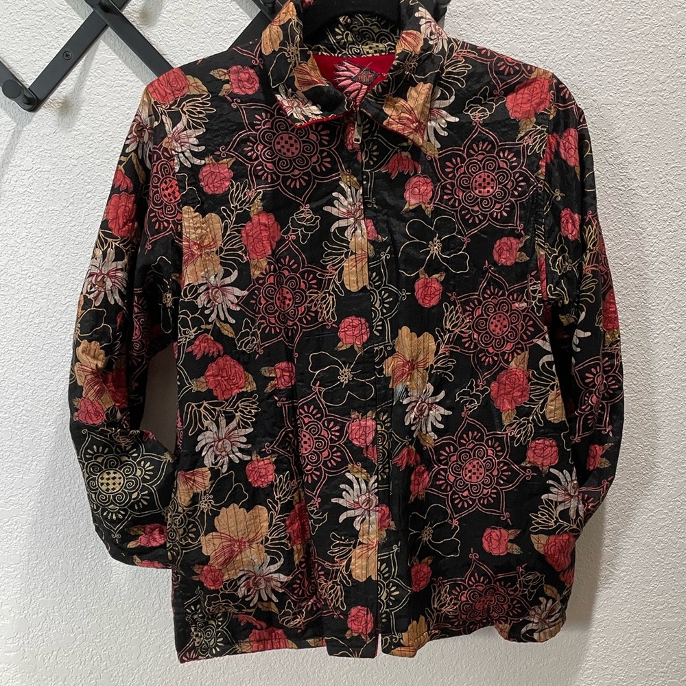 Flashback Couture Reversible Jacket Size Petite S - image 3